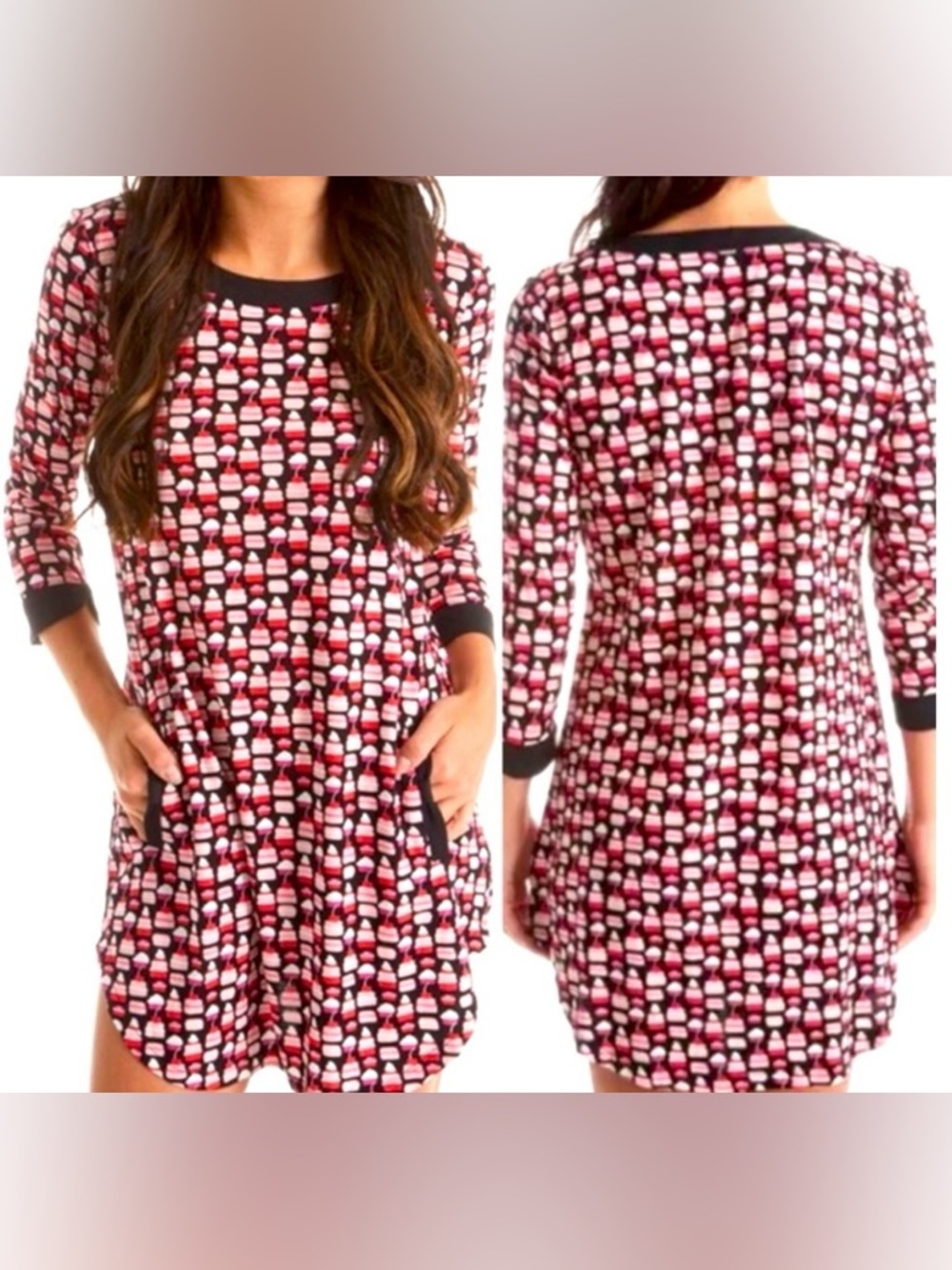 Kate Spade Cupcake Print Nightgown Size XL NWT